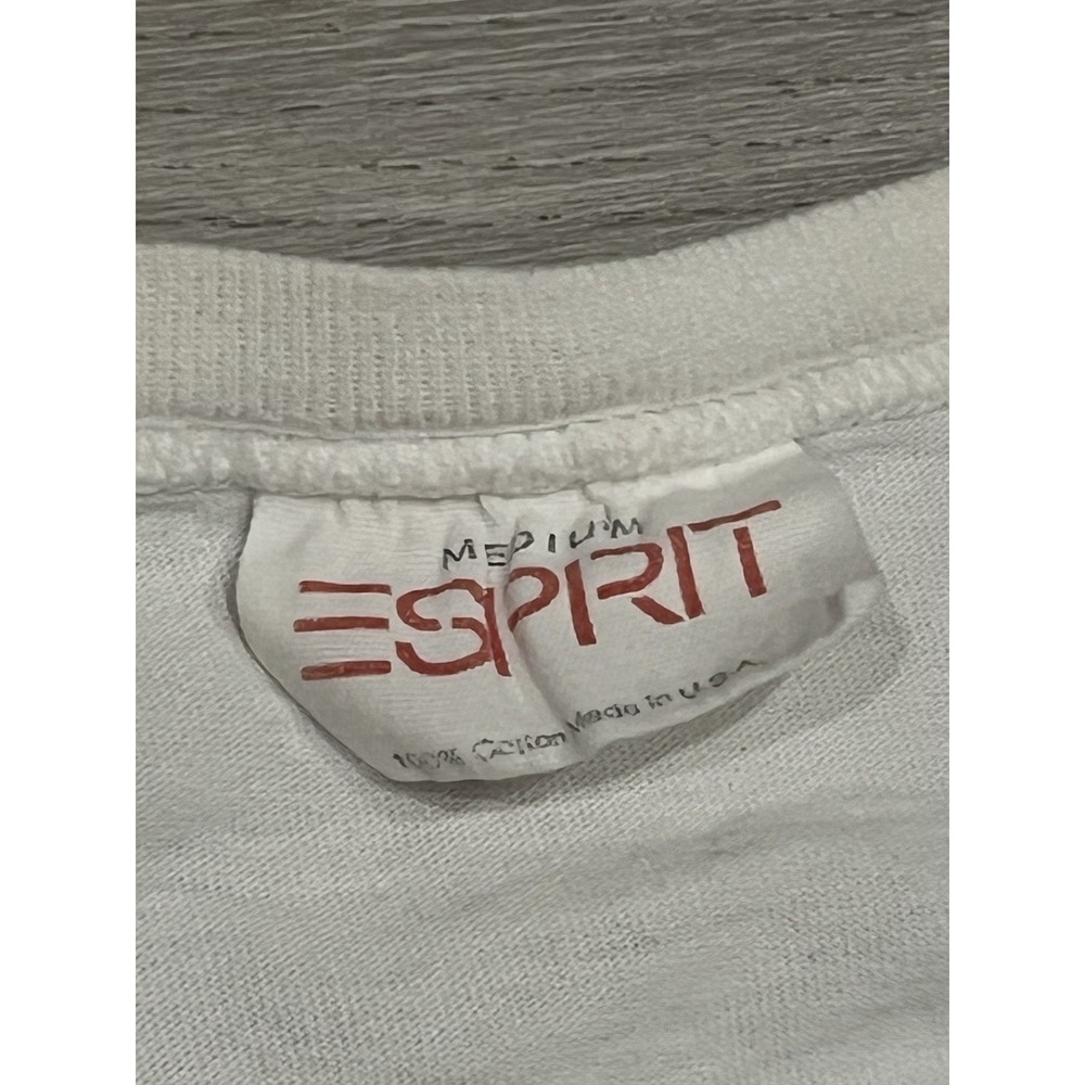 Men's VTG Spirit Snowflake "dream" Single Stitch White T-Shirt M - Picture 2 of 6